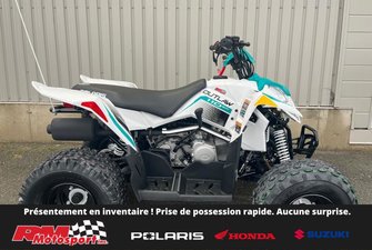 2025 Polaris OUTLAW 110 EFI - Blanc-Vert