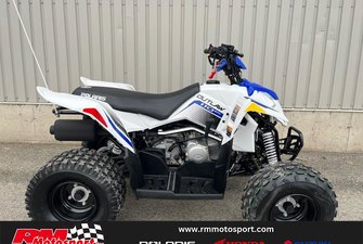 Polaris OUTLAW 110 EFI - BRIGHT WHITE / BLUE  2025