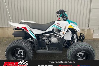 Polaris OUTLAW 110 EFI - BRIGHT WHITE / RAD GREEN  2025