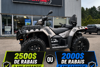 2026 Polaris SPORTSMAN XP 1000 TOURING 2500$ rabais ou 2000$ Rabais et 5 ans de garantie