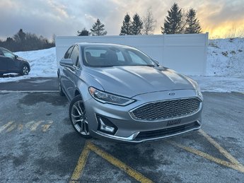 2020 Ford Fusion Hybrid Titanium | Cam | Roof | HtdSeat | Warranty to 2028
