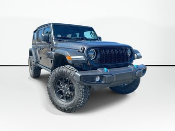 2024 Jeep Wrangler 4xe Willys Hybrid | Cam | Bluetooth | Warranty to 2029