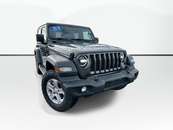 2018 Jeep WRANGLER SPORT S | Cam | HtdSeats | Bluetooth | Aux | USB