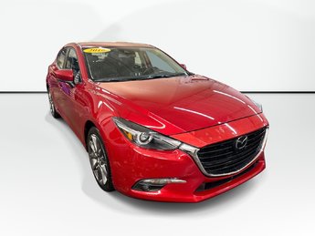 2018  Mazda3 Sport GT | Leather | Roof | Cam | HtdSeats | Bluetooth