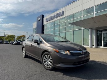 2012 Honda Civic Sdn LX Sièges chauffants Bluetooth