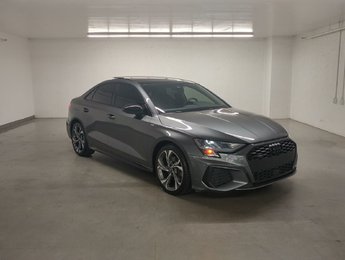 Audi A3 PROGRESSIV S-LINE BLACK PACK TOIT|ANGLE MORT 2023