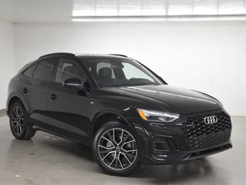 2023 Audi Q5 Sportback PROGRESSIV S-LINE BLACK PACK TOIT|ANGLE MORT|NAVI