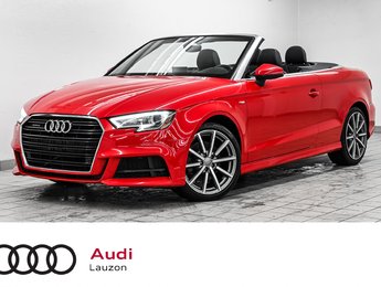 2018 Audi A3 Cabriolet PROGRESSIV S-LINE PREMIUM PKG