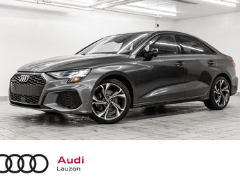 2023 Audi A3 SEDAN PROGRESSIV S-LINE BLACK OPTICS