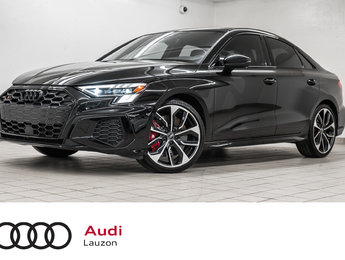 Audi S3 SEDAN TECHNIK BLACK OPTICS, SPORT EXHAUST, DIAMOND STICH 2023