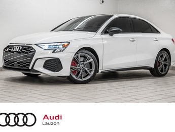 2023 Audi S3 SEDAN KOMFORT TECH PKG PHONE BOX