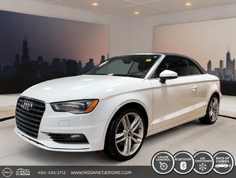 2016 Audi A3 2.0T KOMFORT DÉCAPOTABLE CUIR DÉMARREUR BLUETOOTH