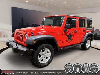 Jeep WRANGLER JK UNLIMITED UNLIMITED SPORT 4X4 AIR  4 PORTES MAGS 2018