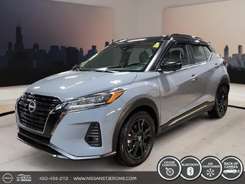 2022 Nissan Kicks SR AUTOMATIQUE A/C BLUETOOTH MAGS/TOIT NOIR CAMÉRA
