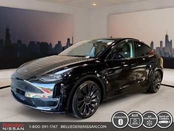 Tesla Model Y Performance DUAL NOIR SUR NOIR CUIR GPS 3M 2023