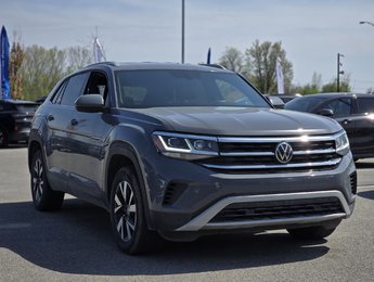 2021 Volkswagen Atlas Cross Sport Comfortline V6 | CARPLAY | CAM | CUIR | DÉMARREUR