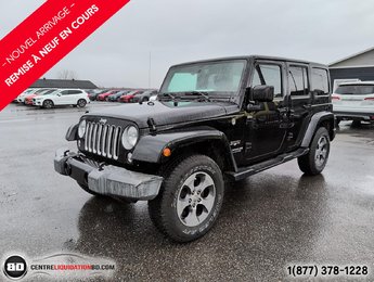 2017 Jeep Wrangler Unlimited SAHARA V6 3.6L CUIR