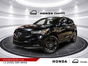 Acura RDX A-Spec AWD SUNROOF I MAGS I LEATHER I HEATED SEATS AND STEERING WHEEL I CARPLAY I ACTIVE SECURITY 2021
