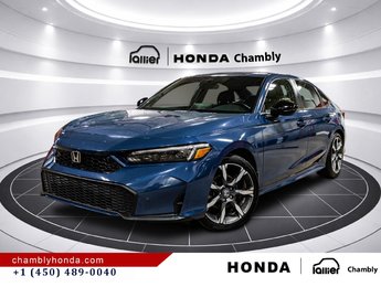 Honda Civic Hybrid Sport Touring eCVT Sedan MAGS I CARPLAY I SUNROOF I HEATED SEATS I STARTER I ACTIVE SECURITY 2025