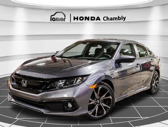 Honda Civic Sport 1 OWNER I NO ACCIDENT I TAUX 5.99% I SUNROOF I MAGS I STARTER I ACTIVE SECURITY 2021