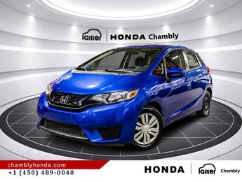 2015 Honda Fit LX 31,000 KM I 1 OWNER I MAINTENANCE AT LALLIER HONDA I HEATED SEATS I BLUETOOTH I CAMERA