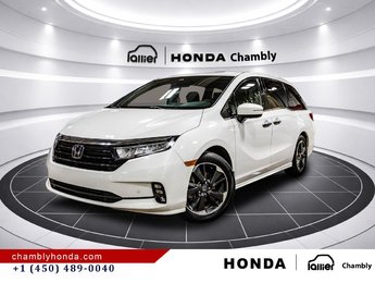 2023 Honda Odyssey Touring 34,000 KM I 8 SEATERS I HEATED LEATHER SEATS I DVD I MAGS I ACTIVE SECURITY
