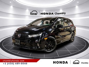 2024 Honda Odyssey Black Edition Auto LEATHER I MAGS I SUNROOF I HEATED SEATS & STEERING WHEEL I ACTIVE SECURITY