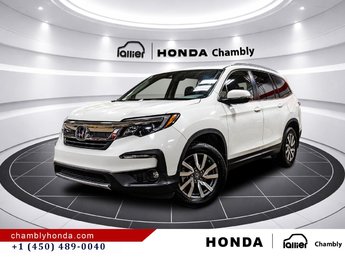Honda Pilot EX-L Navi AWD LEATHER I SUNROOF I HEATED SEATS AND STEERING WHEEL I 8 SEATERS I CARPLAY I MAGS 2021