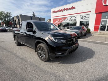 2025 Honda Ridgeline Sport AWD 12,000,KM I HEATED SEATS I STARTER I CARPLAY I SUNROOF I MAGS I SOFT TONNEAU COVER I