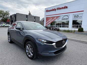 2021 Mazda CX-30 GS AWD LEATHER I HEATED SEATS AND STEERING WHEEL I SUNROOF I MAGS I ACTIVE SECURITY