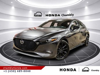 Mazda3 Sport GT w/Turbo Auto i-ACTIV AWD LEATHER CARPLAY I SUNROOF I HEATED SEATS I ACTIVE SECURITY 2021