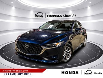 2021  Mazda3 GS CARPLAY I HEATED SEATS AND STEERING WHEEL I ACTIVE SECURITY