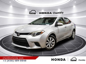 Toyota Corolla LE 105,000 KM!! I NO ACCIDENT I CAMERA I BLEUTOOTH I HEATED SEATS 2014