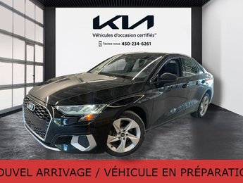 Audi A3 SEDAN Komfort 40, 8 PNEUS, AUCUN ACCIDENT, TOIT, AWD 2022