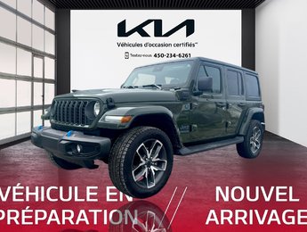 2024 Jeep Wrangler 4xe Sport S, JAMAIS ACCIDENTÉ, 8 PNEUS, AUTOMATIQUE