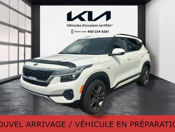 Kia Seltos EX, JAMAIS ACCIDENTÉ, CUIR, TOIT, AWD, MAGS 2021