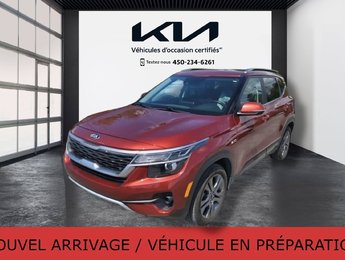 Kia Seltos EX, JAMAIS ACCIDENTÉ, CUIR, TOIT, AWD, MAGS 2021