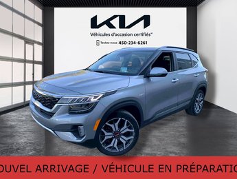 Kia Seltos SX Turbo, JAMAIS ACCIDENTÉ, CUIR, TOIT, AWD, GPS 2022