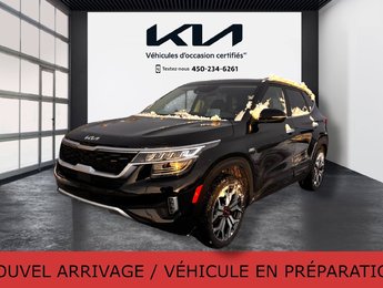 Kia Seltos SX Turbo, JAMAIS ACCIDENTÉ, CUIR, TOIT, AWD, GPS 2023