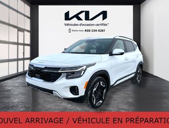 Kia Seltos SX, JAMAIS ACCIDENTÉ, CUIR, TOIT, AWD, GPS, MAGS 2025