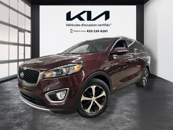 Kia Sorento EX Turbo, JAMAIS ACCIDENTÉ, CUIR, HITCH, AWD 2018
