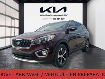 Kia Sorento EX Turbo, JAMAIS ACCIDENTÉ, CUIR, HITCH, AWD 2018