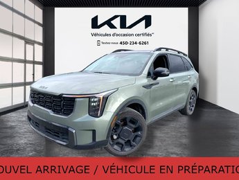 Kia Sorento X-LINE, JAMAIS ACCIDENTÉ, CUIR, AWD, HITCH, GPS 2025