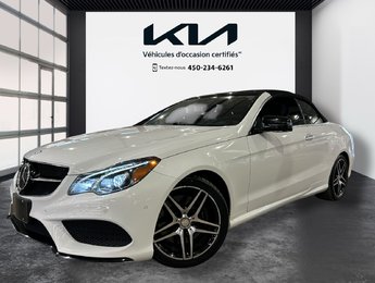 Mercedes-Benz E-Class E 400, JAMAIS ACCIDENTÉ, V6, CUIR, GPS 2016