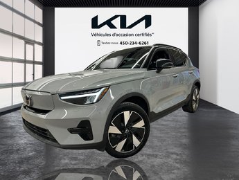 Volvo XC40 Recharge Pure Electric Core, 8 PNEUS, JAMAIS ACCIDENTÉ, 471 KM AUTONOMIE 2024