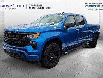 Chevrolet Silverado 1500 CUSTOM, 2.7L TURBO, CREW, 4X4, CARPLAY CAMERA !!! 2022
