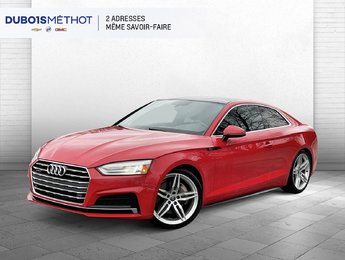 Audi A5 COUPE PROGRESSIV, QUATTRO 2.0L TURBO, TOIT, CUIR, NAV !! 2018