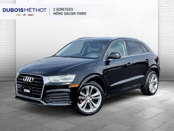 2018 Audi Q3 PROGRESSIV, AWD, CUIR, TOIT, 2.0L TURBO !!!