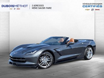 Chevrolet Corvette Z51 2LT, CONVERTIBLE, V8 6.2L, MANUEL  CUIR !!! 2017