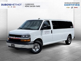 Chevrolet Express Passenger V8 6.0L, 15 PASSAGERS, 3500, ALLONGEE, LT !!! 2019